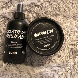 Lush Herbalism & Breath of Fresh Air toner