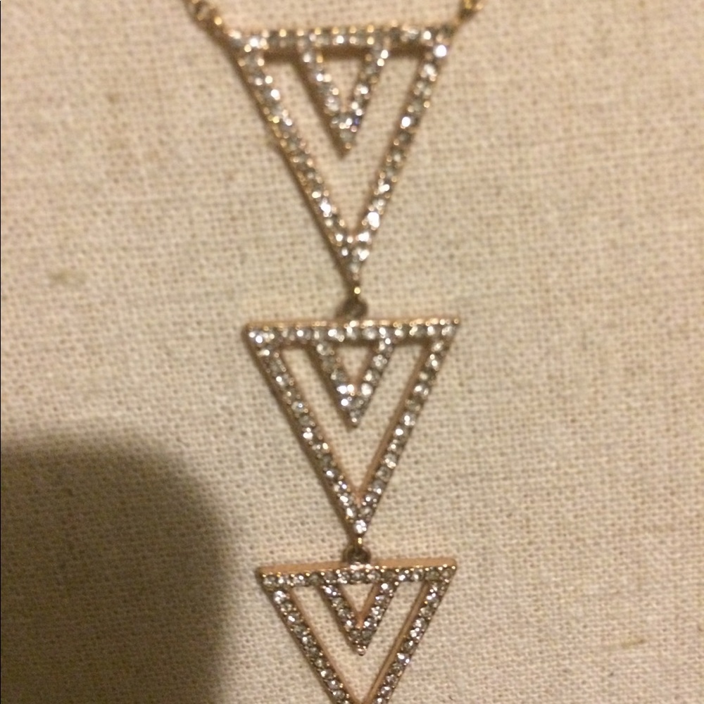 Pave Spear  Necklace