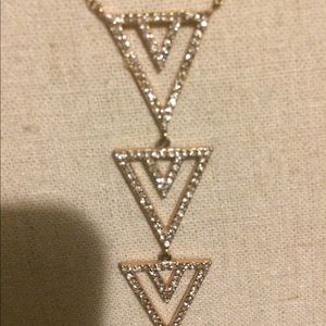 Pave Spear  Necklace