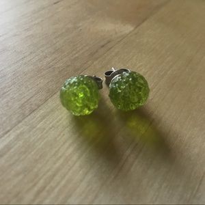 Glass and Sterling Silver Earrings!
