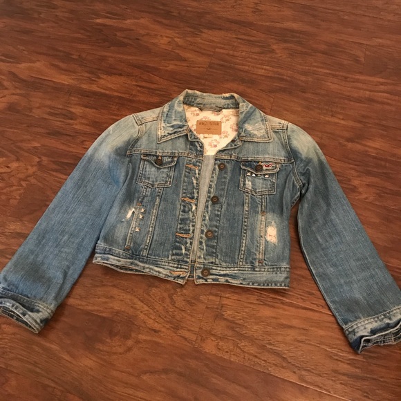 Distressed denim JACKET Hollister - Picture 3 of 5
