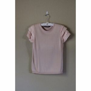 Ivanka Trump Pink Knit Blouse