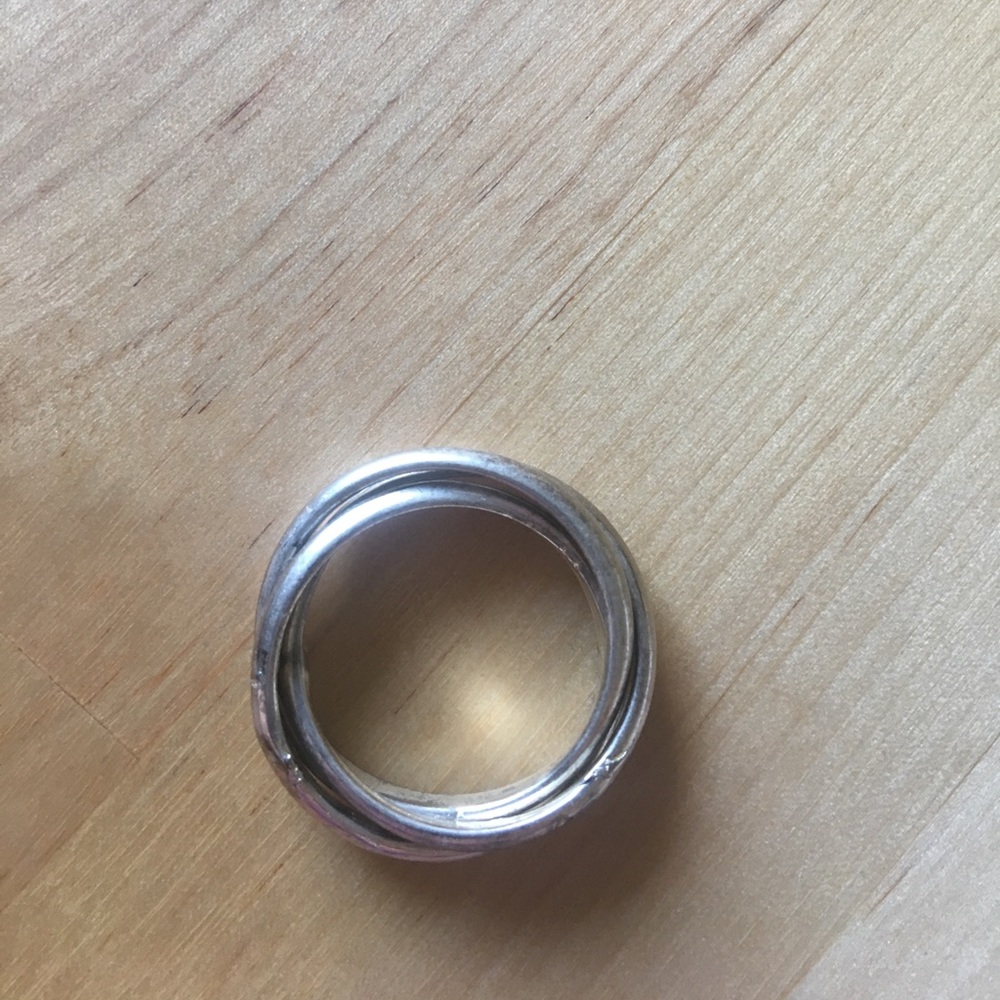 Silver Triple Band Ring