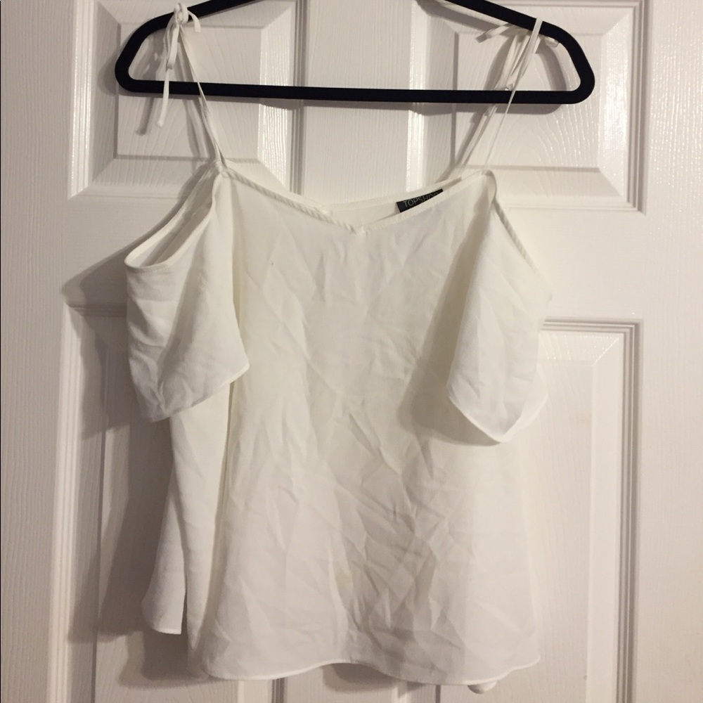 White Topshop top
