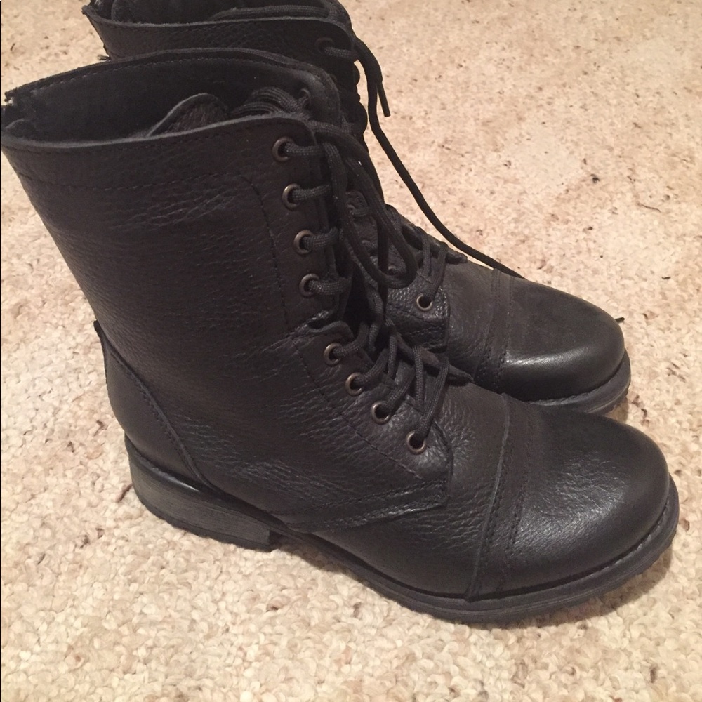 Steve Madden combat boots