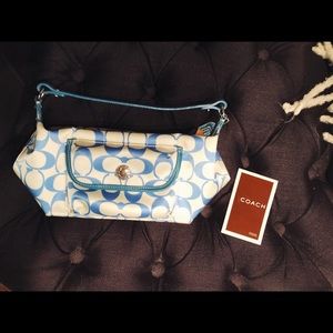 Small Turquoise Coach Bag