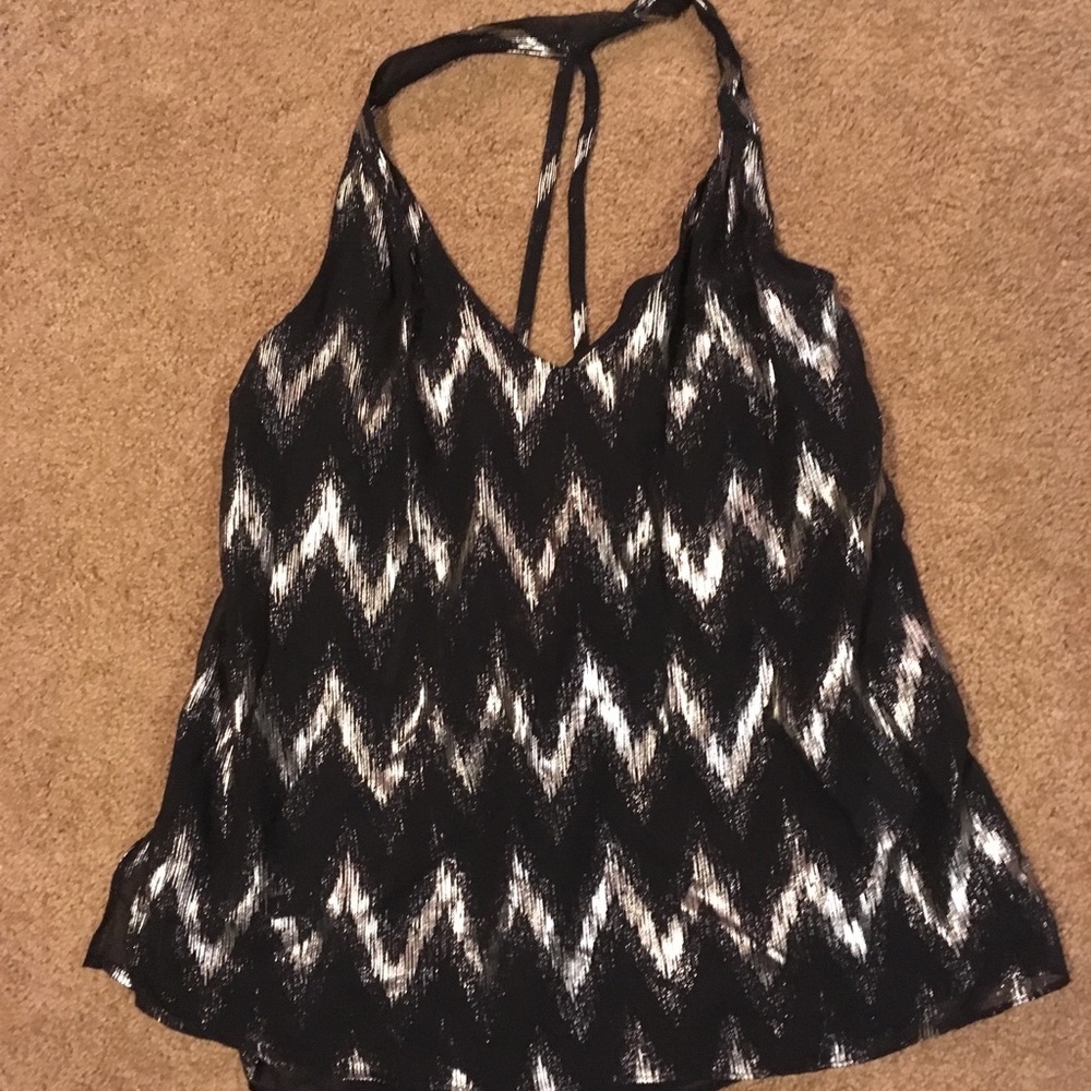 Forever 21 shiny tank xs