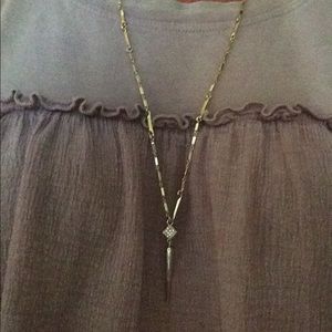 Bianca Silver Lariat Necklace