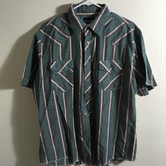 Wrangler Short Sleeve Western Shirt - Picture 1 of 3