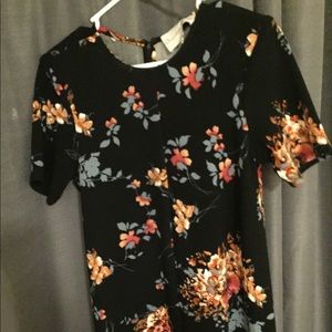 Navy Charles Henry Shift Dress