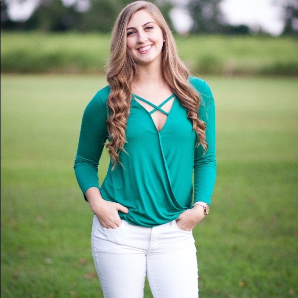 Green Strappy Top