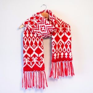 Old Navy Fair Isle Christmas Scarf