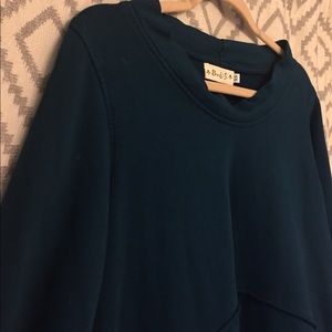 Sweatshirt material dress