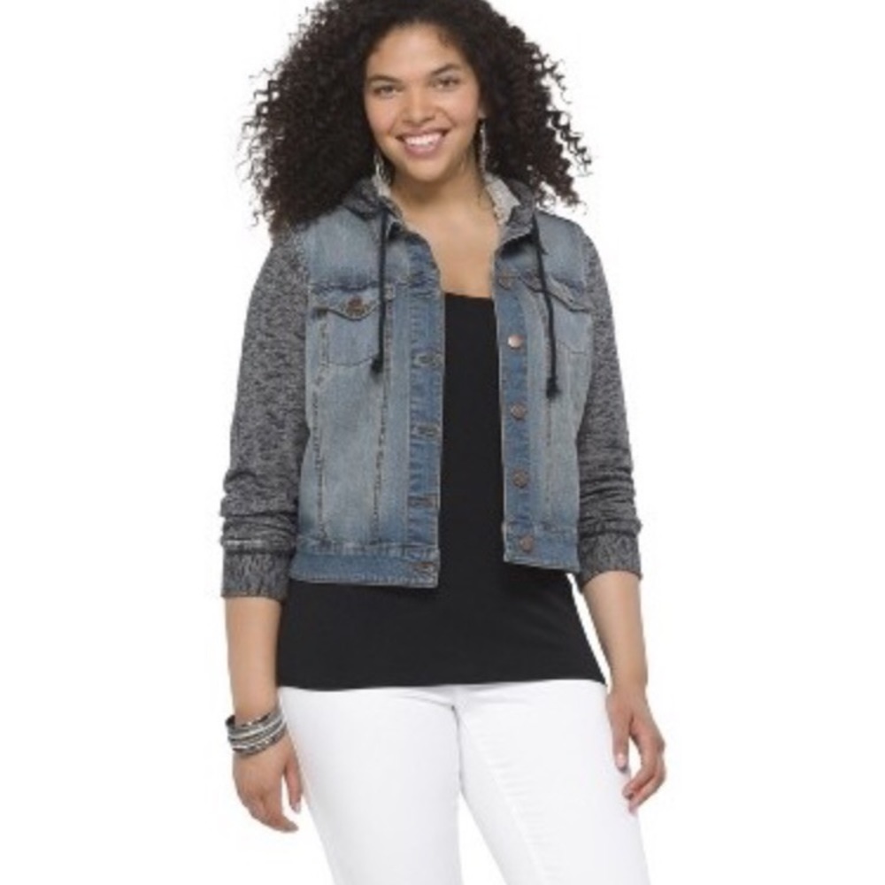Jean jacket hoodie