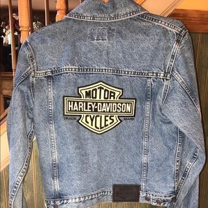 Harley Davidson jean jacket