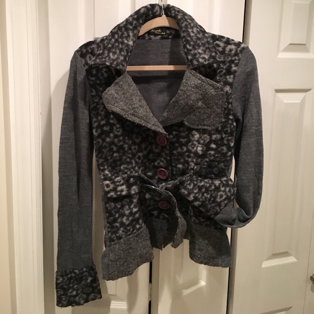 Belted Sweater Jacket