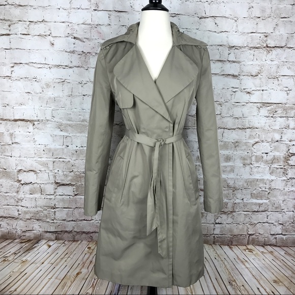 Ann Taylor Jackets & Blazers - Ann Taylor Tan Lined Trench Coat Jacket Size S
