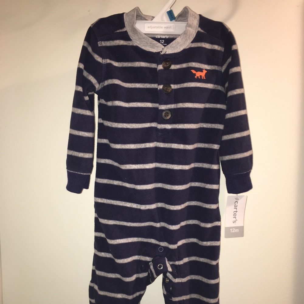 NWT fleece onesie