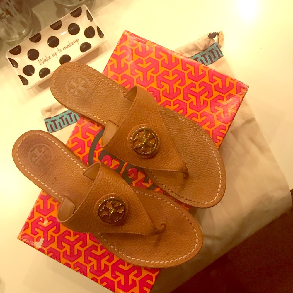 Tory Burch Leather Sandals