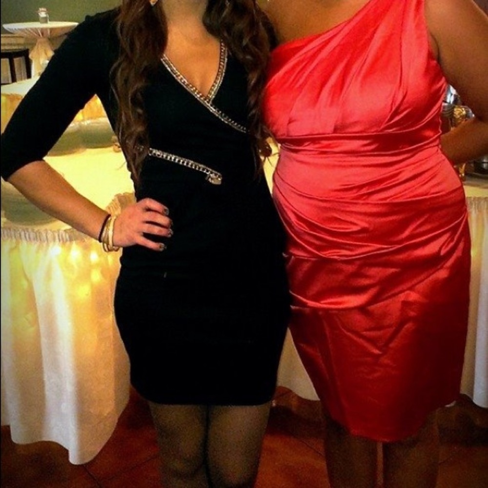 Gold and black Charlotte Russe dress