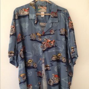 Motorcycle Paradise Found Hawaii Men 2xl shirt