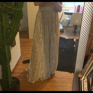 Novella Royale maxi skirt with side slit