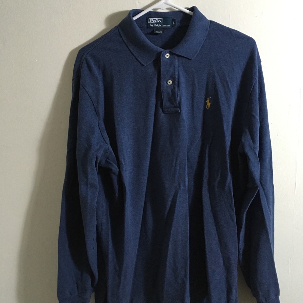 Polo Long Sleeve Blue