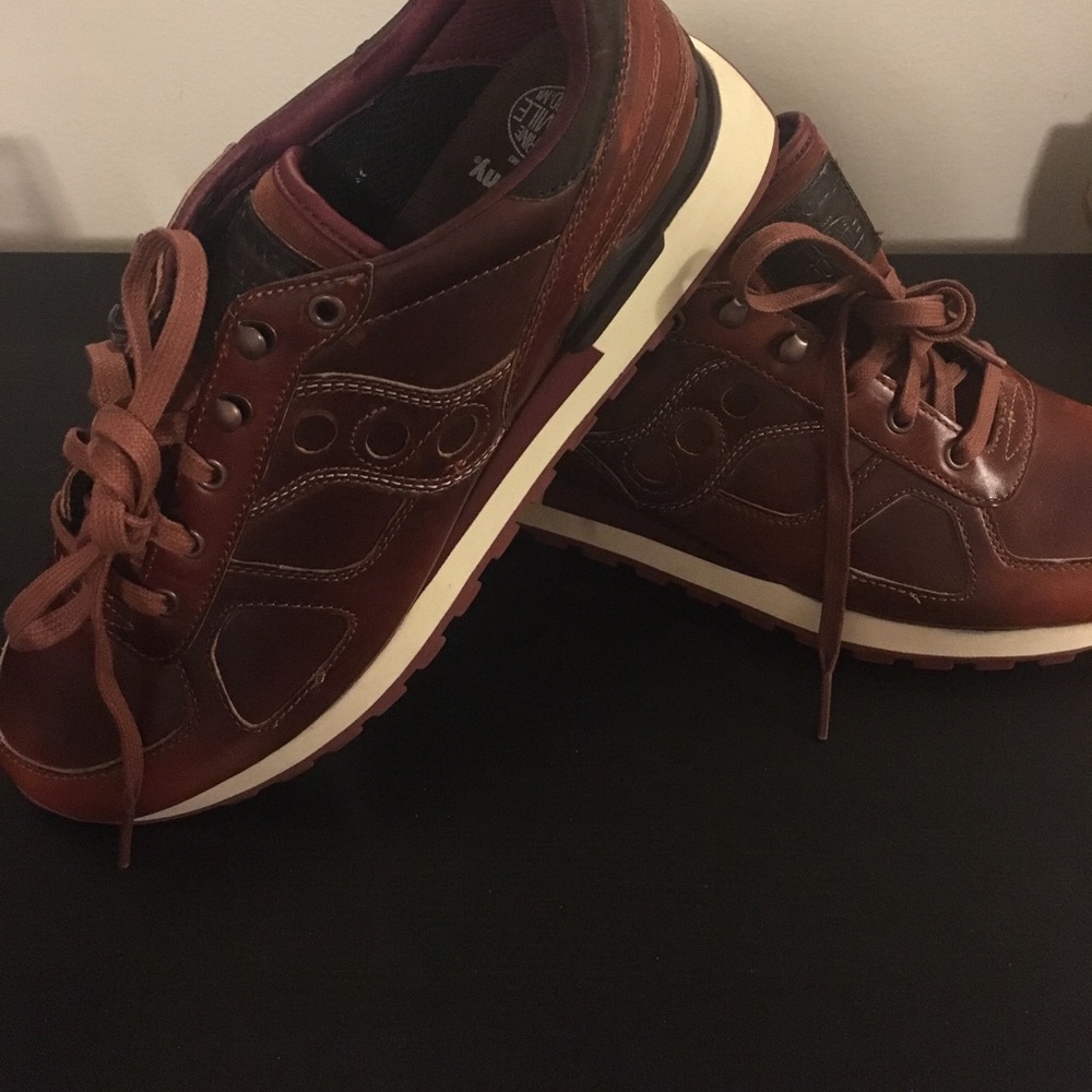 Men's Leather Wolverine Saucony Shoes