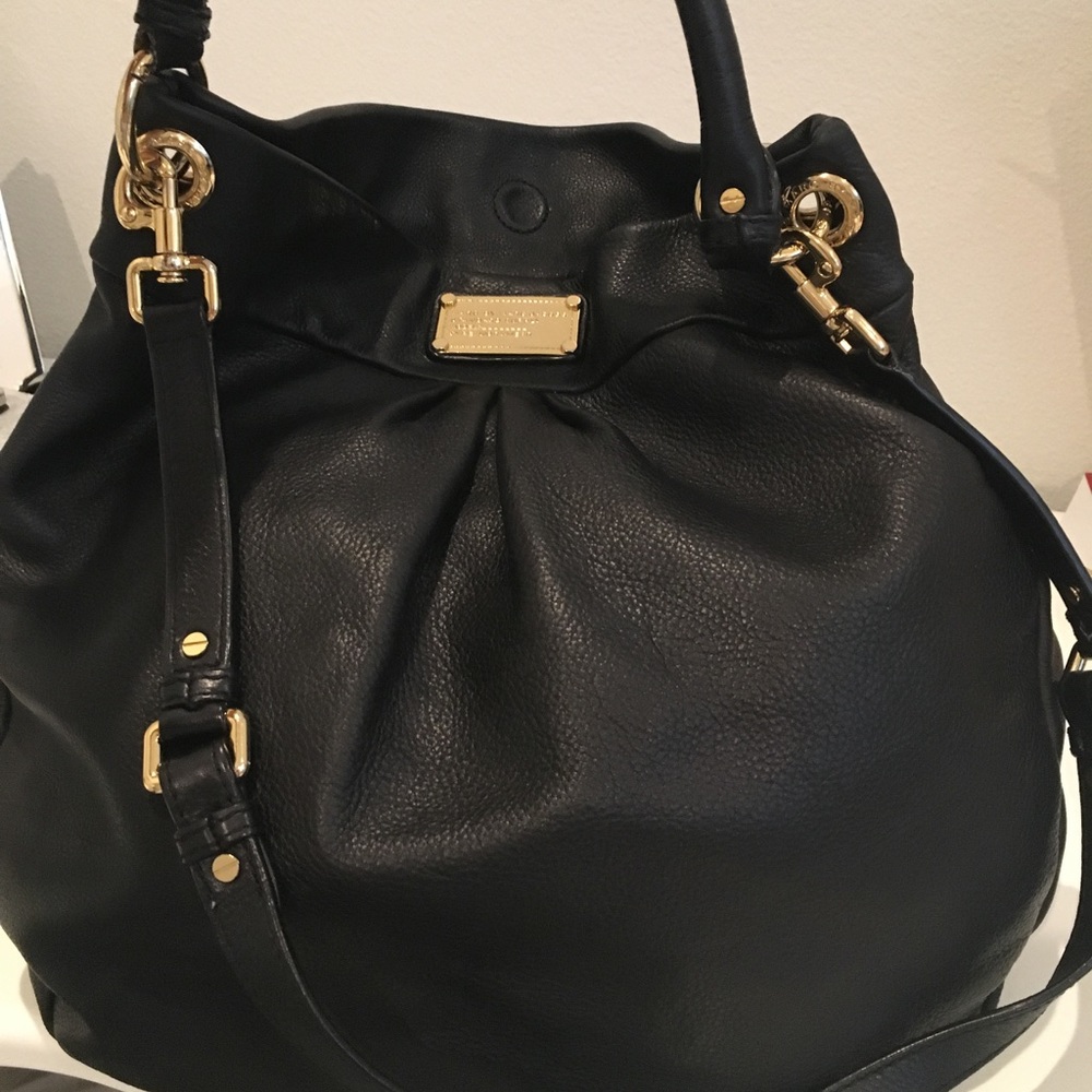 Large black Marc Jacobs hobo bag