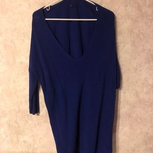 Express blue sweater