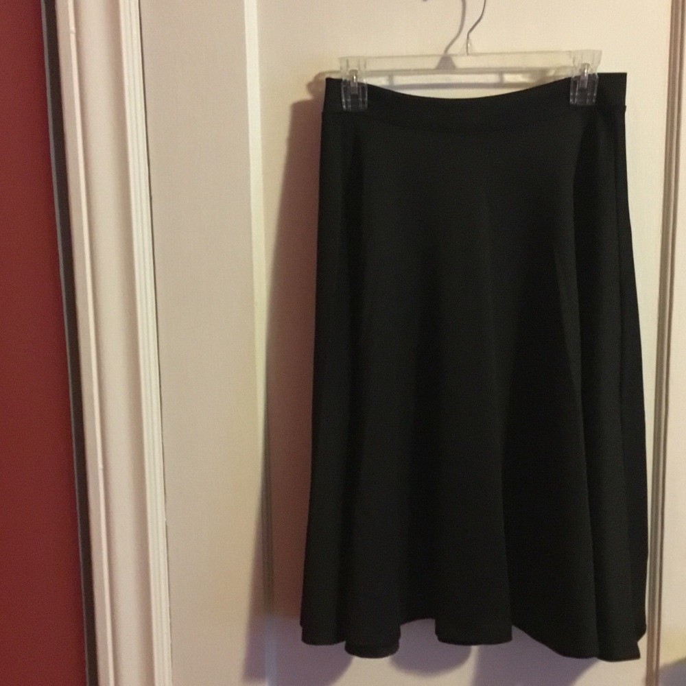 Wide A line skirt
