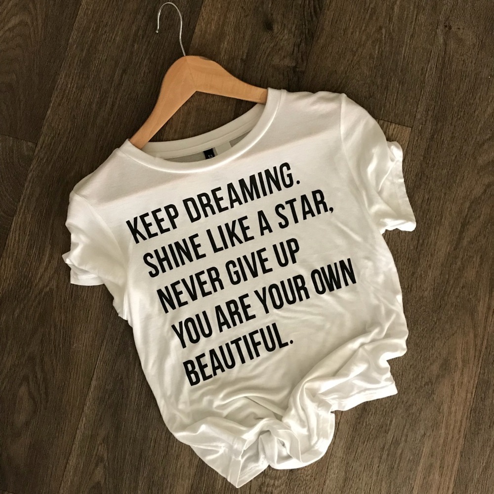 💕(H&M) Slogan Tee - NWT💕