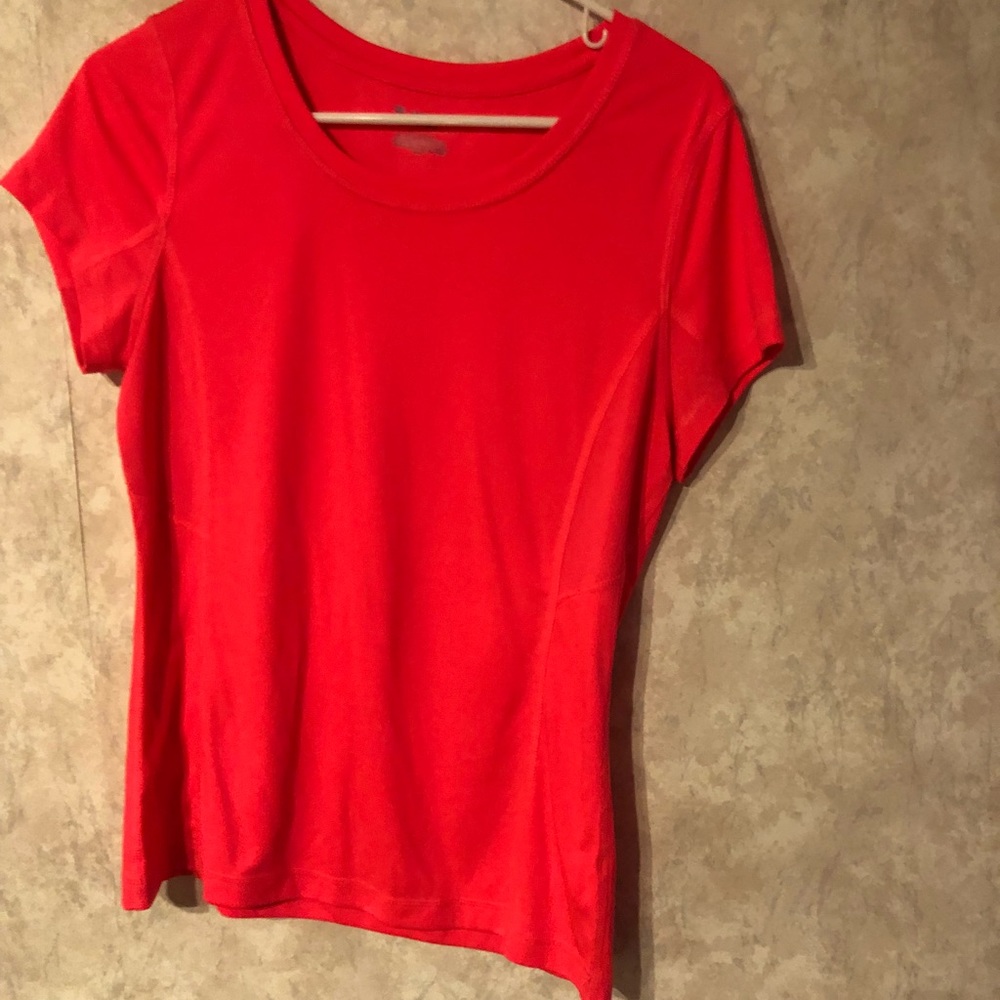 Pink athletic shirt