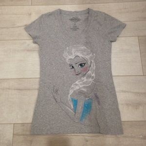 Women's "Frozen" Elsa V-Neck Tee