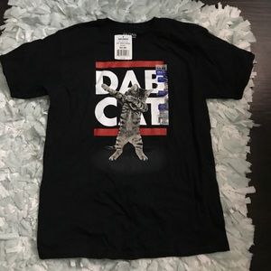Funny Boys black DAB CAT T-Shirt NWT