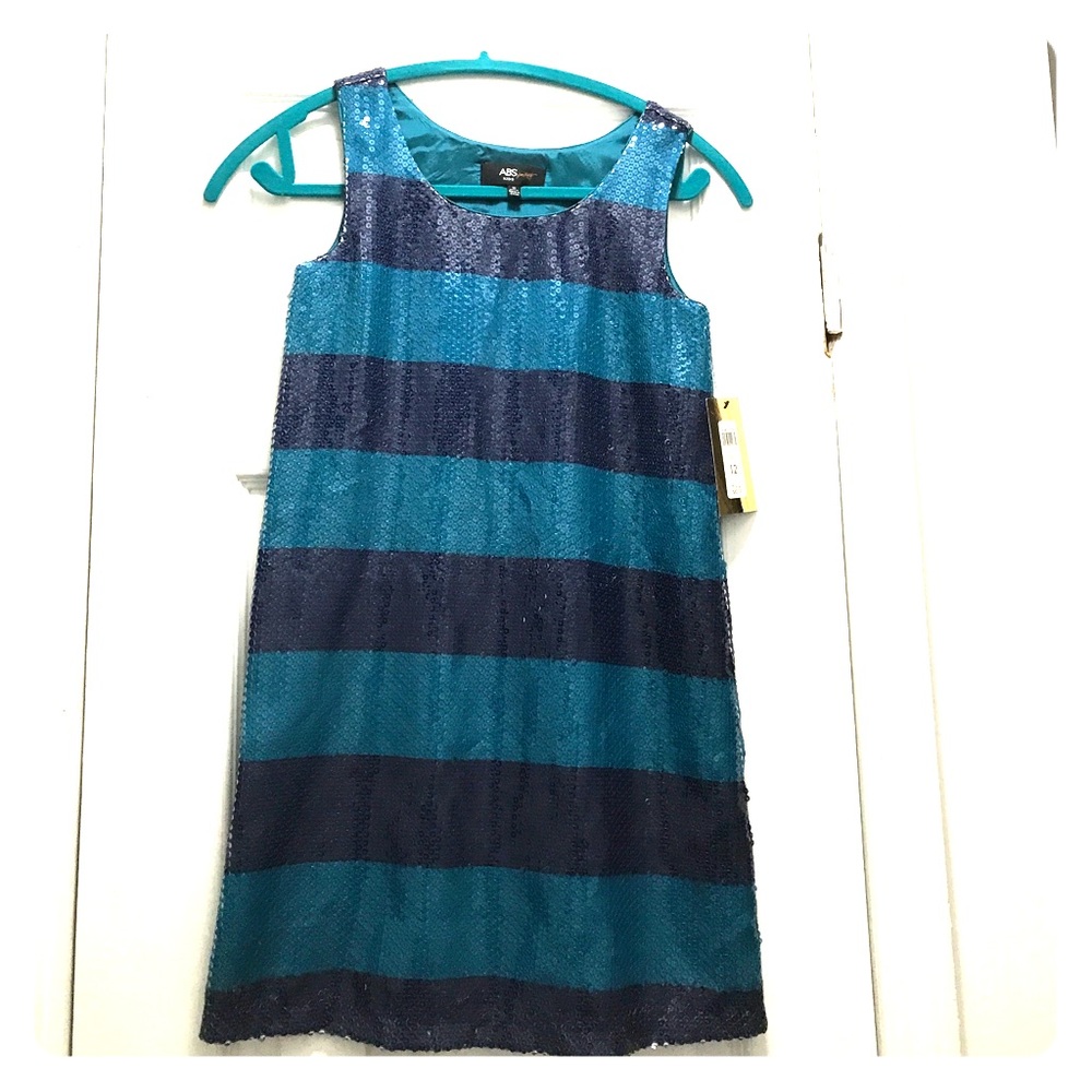 (CLEARANCE  ABS Allen Schwartz- Sequin Girls Dress