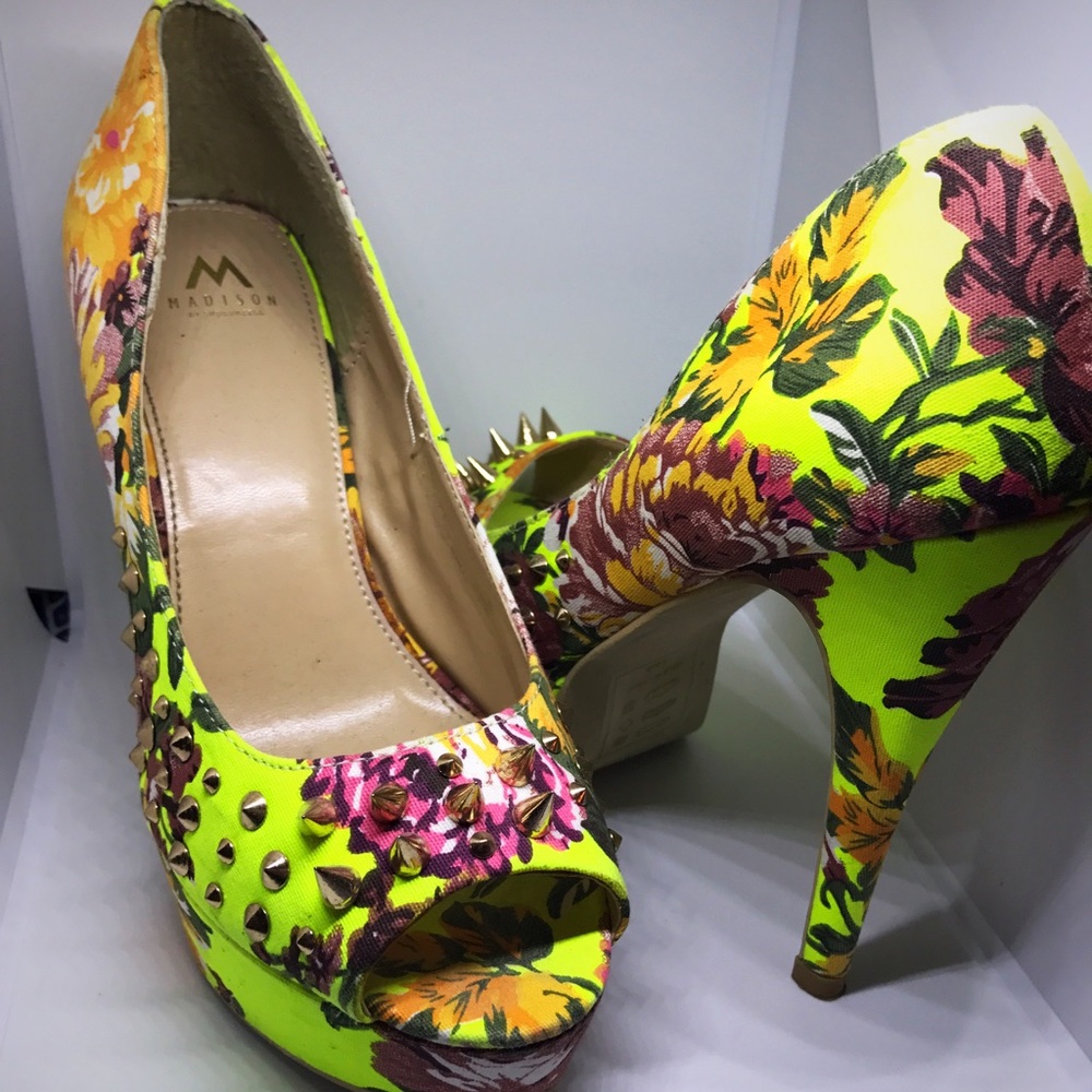 Madison Yellow heels