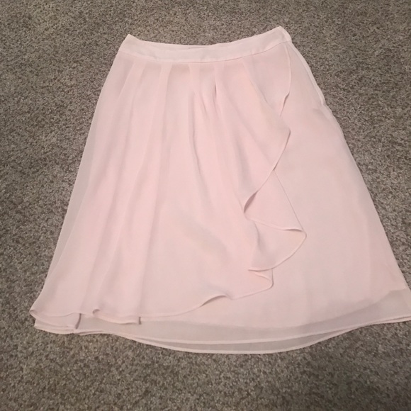 H&M Dresses & Skirts - H&M Pink Faux Wrap Around Skirt