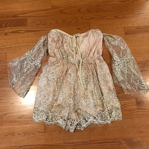 5🌟Bronze Boho Romper✨ - Picture 6 of 8