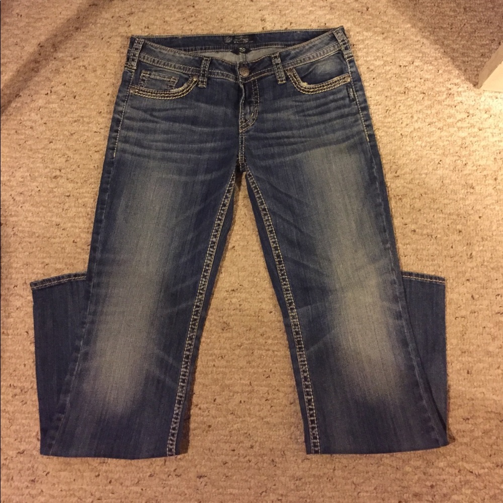 Women’s silver tab jeans