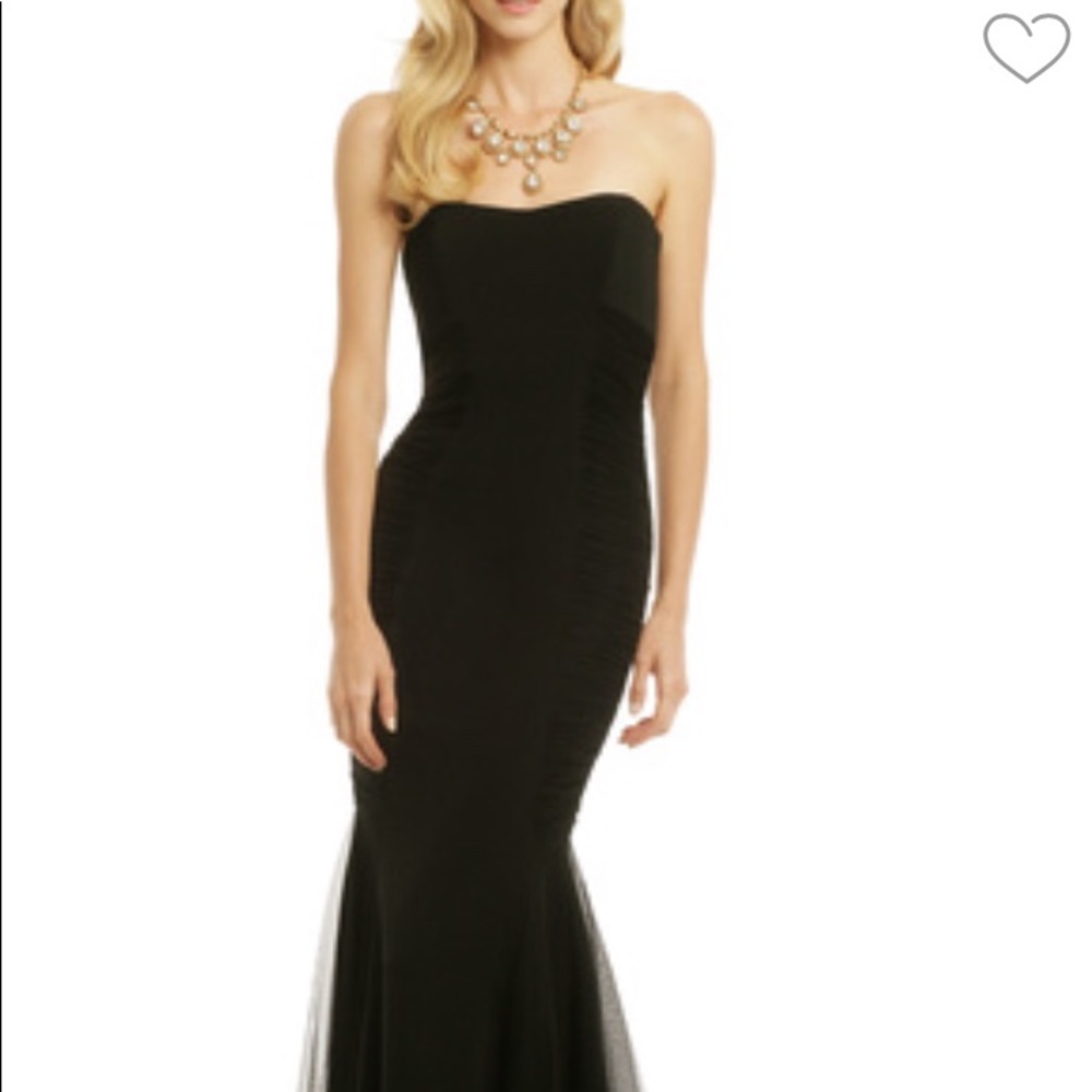 Badgley Mischka Black Gown Size 8