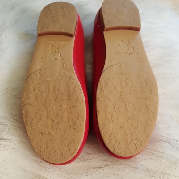 Little girl Elephantito patent red _Alex Flat - Picture 3 of 4