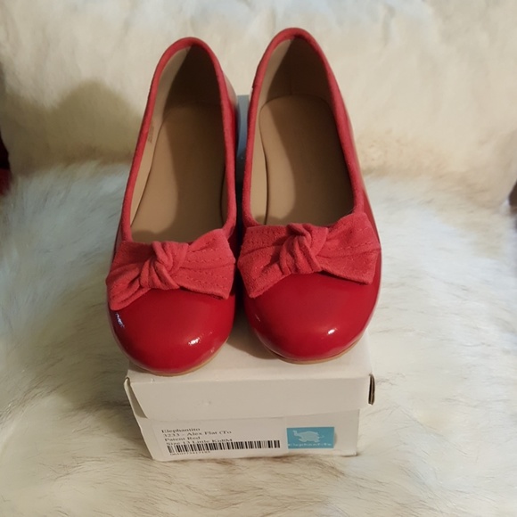 Little girl Elephantito patent red _Alex Flat - Picture 4 of 4