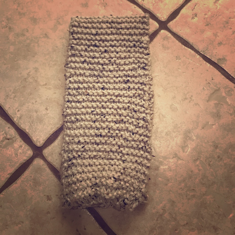 NWOT Gray Knitted Infinity Scarf