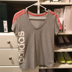 Adidas v-neck T-shirt (Fits like S/M)