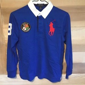 RALPH LAUREN BOYS POLO SHIRT SIZE M 10-12 NWOT