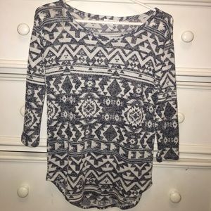 Tribal Print Patterned Tunic