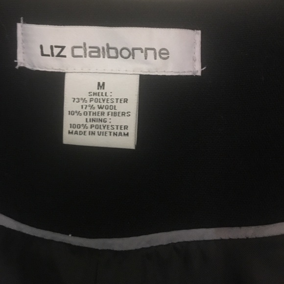 Herringbone Liz Claiborne coat - Picture 2 of 4