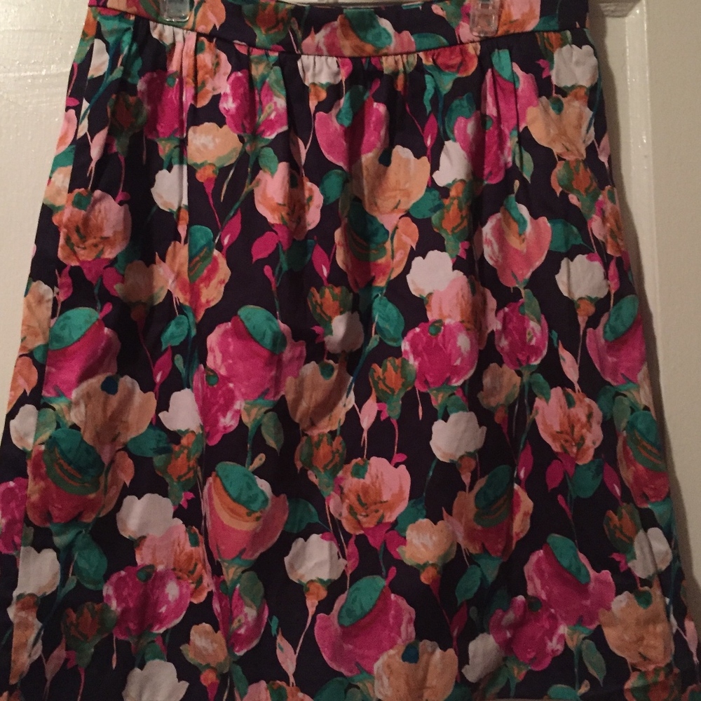 J.Crew Factory Floral Skirt