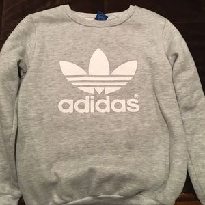 Grey Adidas sweater